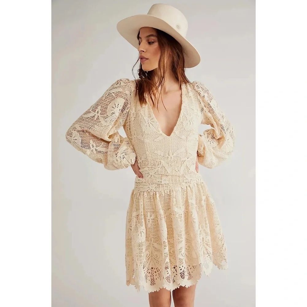 Jen’s Pirate Booty Reflection Lapis Mini Dress x Free People